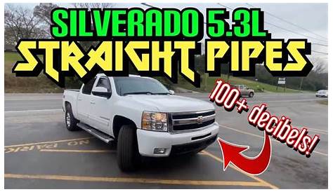 2009 Chevy Silverado 5.3L V8 DUAL EXHAUST / STRAIGHT PIPES! - YouTube