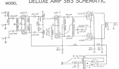 fender super amp schematic