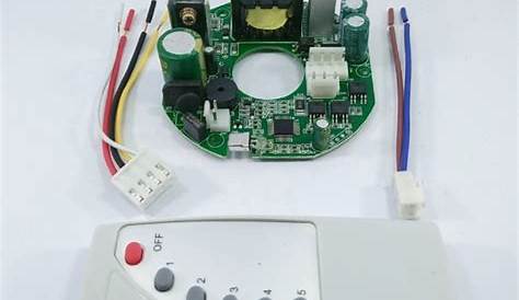 Ceiling Fan Circuit AC/DC 45W Kit Module Remote | Shopikbuzz