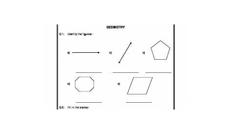 geometry for grade 3 worksheet