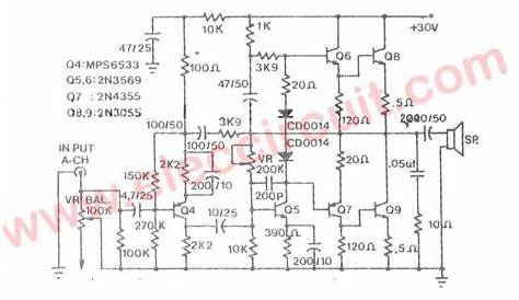 2n6057 amplifier circuit diagram