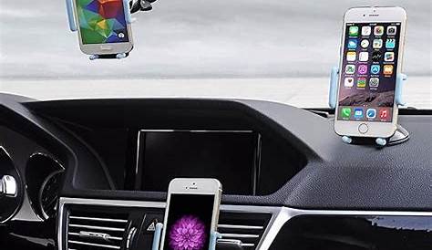Best Car Phone Holder, 3 in 1 Universal Cell Phone Car Cradle & Mount
