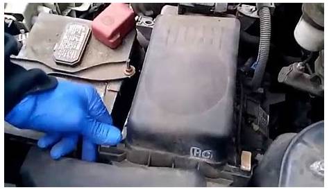 HOW TO replace Toyota Corolla air filter - YouTube