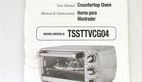 User Owner's Manual for Oster Countertop Oven Model TSSTTVCG04 Broiler