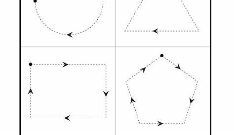 shape tracing worksheets free