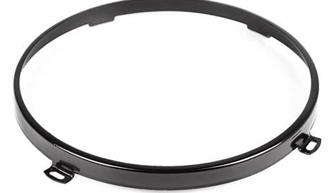 Headlight Retaining Ring in Black Jeep Wrangler JK year 07-18 | 4 Wheel