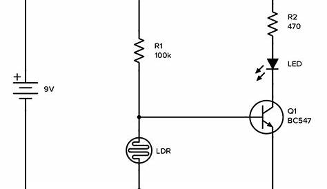 night light sensor circuit diagram