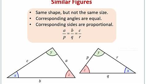 geometry similar figures worksheets