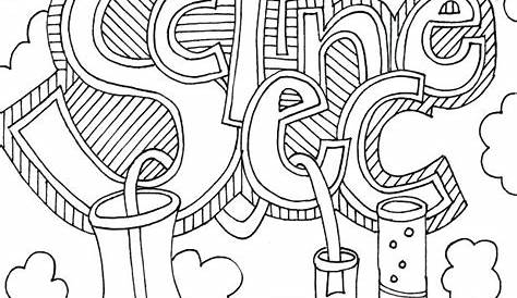 mad science coloring pages