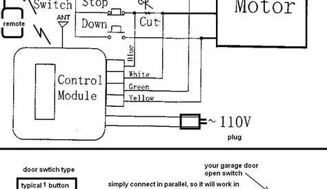 garage door sensors wiring