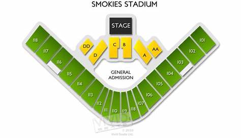 Smokies Stadium Seating Chart | Vivid Seats