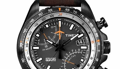 Timex® Mens Intelligent Quartz Indigloãâ Aviator Chronograph Watch in
