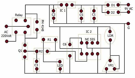 automatic lighting system circuit diagram