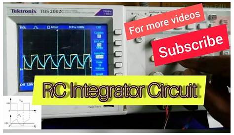 rc integrator circuit diagram