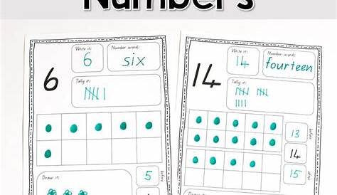 representing numbers in different ways worksheets