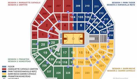 Bankers Life Fieldhouse Concert Seating Chart With Seat Numbers