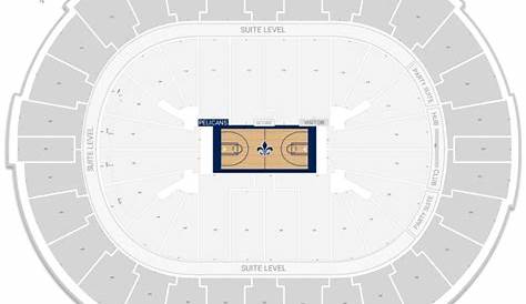The Incredible smoothie king arena seating chart | Smoothie king center, Seating charts