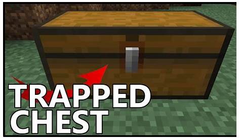 trapped chest crafting recipe