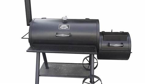 Smoke Hollow Deluxe Pro Charcoal Smoker and Grill Wagon in Black