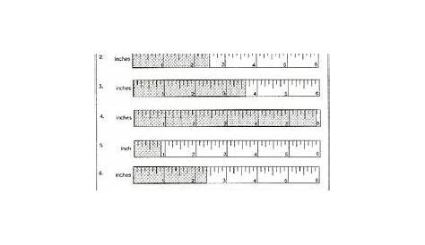 Reading A Standard Ruler Worksheet Answers December 2020