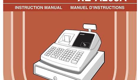 sharp xe-a203 manual pdf