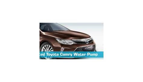 2019 toyota camry water pump replacement