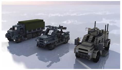 3:1 scale Military Vehicles Minecraft Map