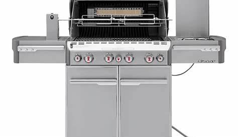 Weber Summit® S-470 Gas Grill (Natural Gas) Stainless Steel - Smoke 'n