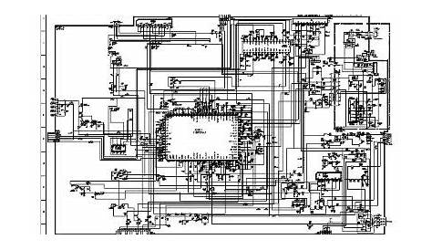 SCHEMATIC: schematic diagram for tv sharp 21df25