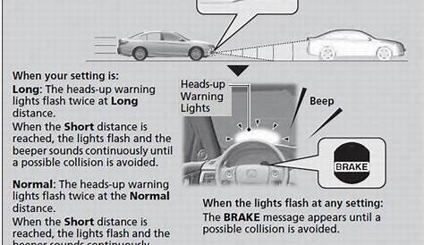 Honda Accord: Forward Collision Warning (FCW)* - When Driving - Driving