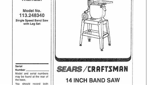 craftsman model 247.374301 manual