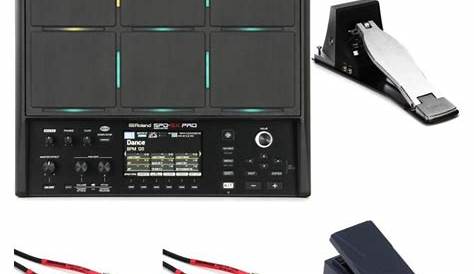 Roland SPD-SX Pro Sampling Pad with Kick and Expression Pedals Bundle