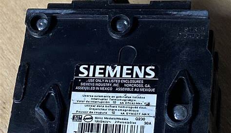 New Siemens 30A Circuit Breaker E82615 2 Poles 120/240V L-5538 Bolt-on