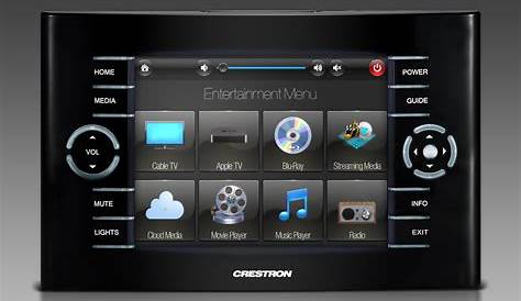Home theater remote control touchscreen graphics by NTDesigns