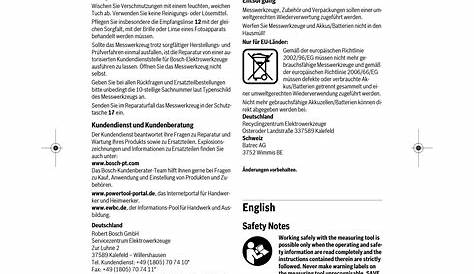 bosch glm165-40 manual