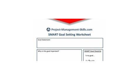SMART Goal Setting Worksheet - Set and Achieve Your Goals