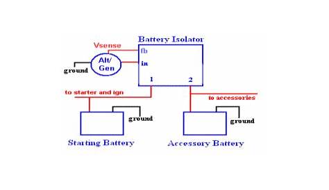 battery isolator diode schematic