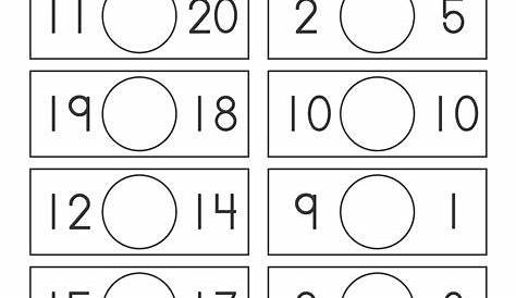 Comparing Numbers Worksheet - Free Kindergarten Math | Comparing
