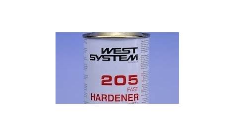 west system 105 resin with 205 hardener ratio chart
