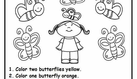 following simple directions worksheet