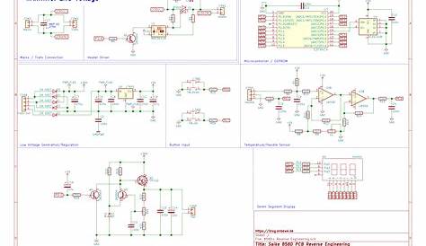 Saike 858D Rework Station - Original Schematic - eNBeWe.de