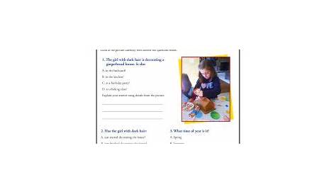 free drawing conclusions worksheets