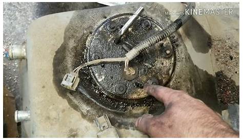 Fuel pump replacment on a ford explorer 2000-2006 - YouTube