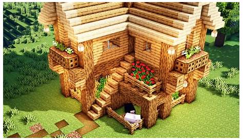 Minecraft: How To Build a Simple Starter House Minecraft Map