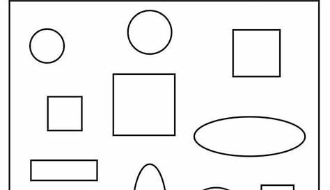 printable shapes worksheets for preschoolers