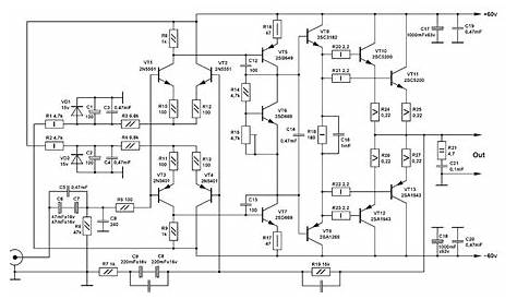 high end amplifier circuit diagram