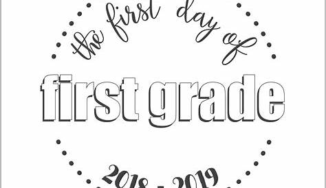 First Day Of School Printables - FREE - 21 Layouts of Pre-K - 6th