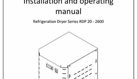 OMEGA AIR RDP SERIES INSTALLATION AND OPERATING MANUAL Pdf Download