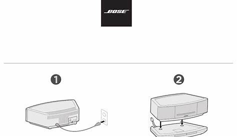 User manual Bose Wave Soundtouch Base (English - 2 pages)