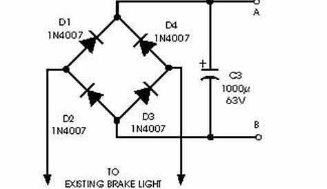 Electrical-Electronics-Projects: Flashing Brakelight: Highly Noticeable